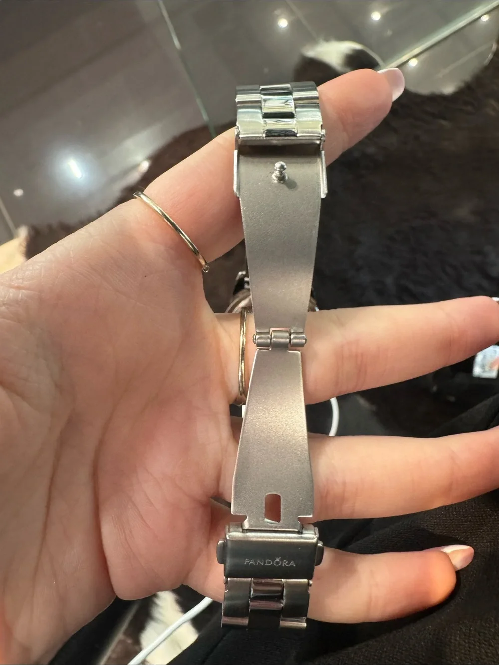 New Pandora Imagine Black Crown Diamond Stainless Steel Watch